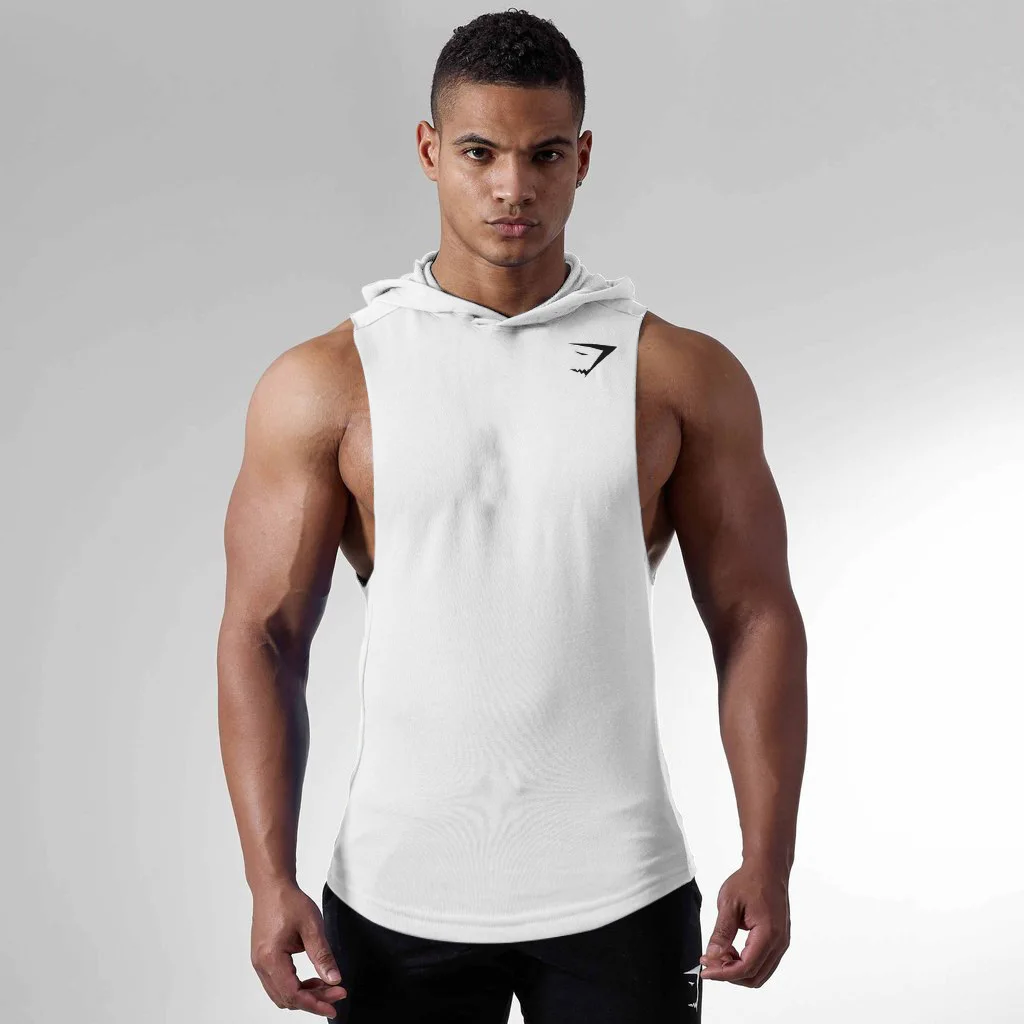 Hooded gym vest Clearance