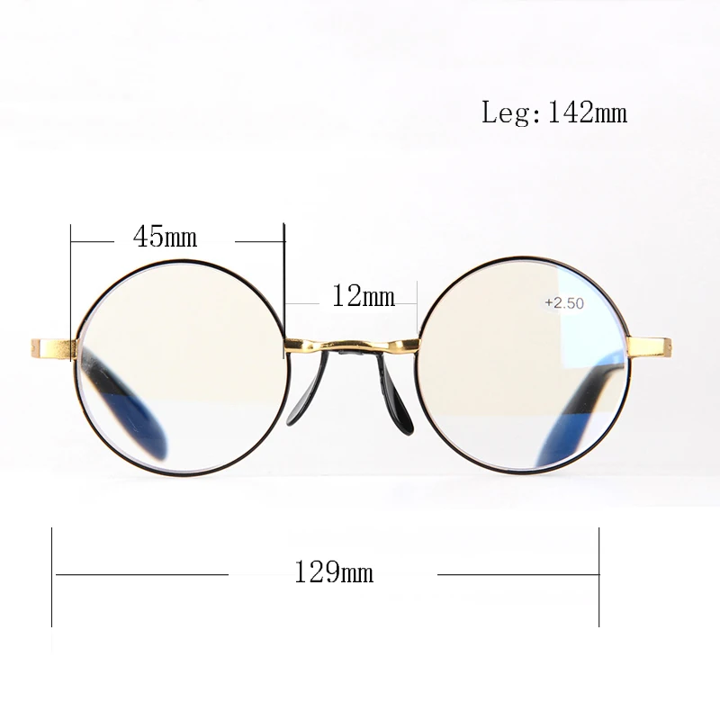 Seemfly анти-синий свет круглые рамки очки для чтения для женщин и мужчин анти-излучения Анти-усталость защита компьютера винтажные очки