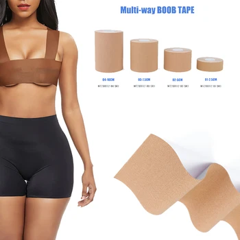 

1 Roll 5M Boob Tape Women Breast Nipple Covers Push Up Bra Body Invisible Bra DIY Breast Lift Tape Silicone Breast Stickers
