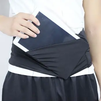 

H Sport Goods Waist Bag Large Capacity Elastic Storage Bags Tablet Computer Phone Case Fitness Sport Accessories S M L XL