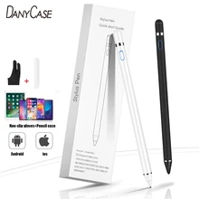 Aktif Stylus kalem kapasitif dokunmatik ekran kalem Samsung Xiaomi HUAWEI için iPad Tablet telefonlar iOS Android kalem çizim için