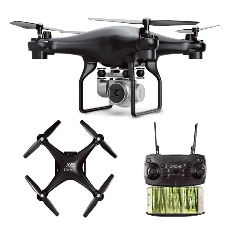 

Drone 4K x6 rotating camera quadcopter HD aerial photography air pressure hover a key landing flight 20 minutes RC helicopter
