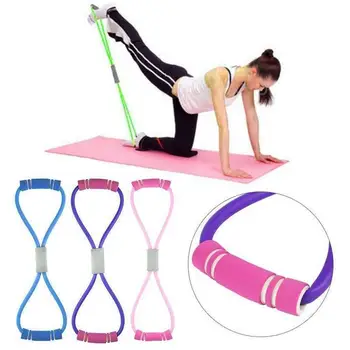 

Eight-shaped Puller Ladies Puller Latex Puller Power Belt Arm Force Leg Eight-Shaped Training Yoga Exercise Resistance Band