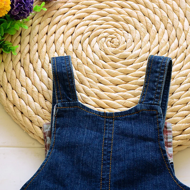Autumn New Style Korean-style Children Casual Suspender Pants Men And Women CHILDREN'S Cartoon Crawler Children Childrenswe