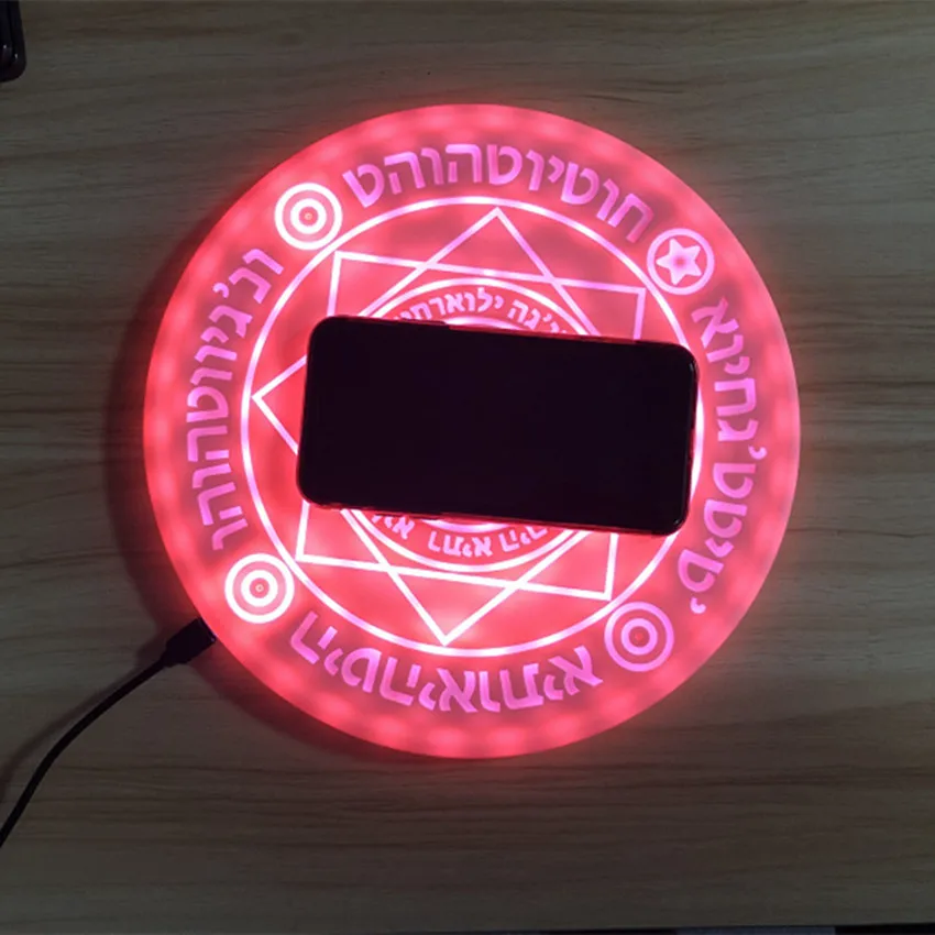 Magic Array Sailor Moon Wireless Charger Qi Wireless Fast Induction Charging Pad For iPhone 11 Sams