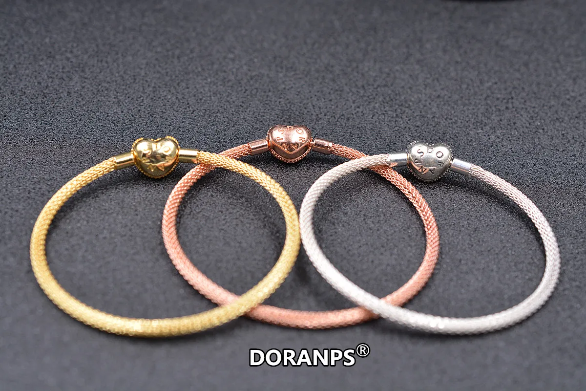 Изысканные ювелирные изделия DORANPS Серебро 925 браслеты для женщин браслет ювелирные изделия леди подарки, 1pz