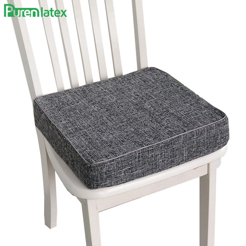 PurenLatex 40*40/ 45*45 Sponge Seat Cushion Pad Chair Hips Orthopaedic Pillow Seat Foam Mats Coccyx Protect Release Pain
