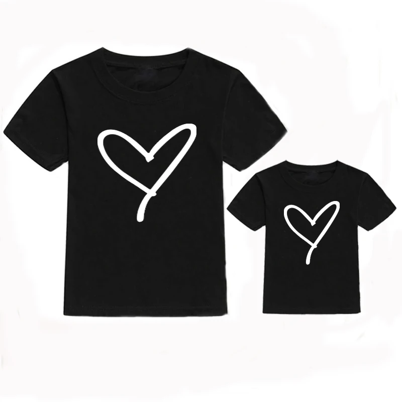 Summer Family Matching Clothes Mommy And Me T Shirt Mother Daughter Son Outfits Mum Mom T-Shirt Baby Girl Boys T Shirt 5