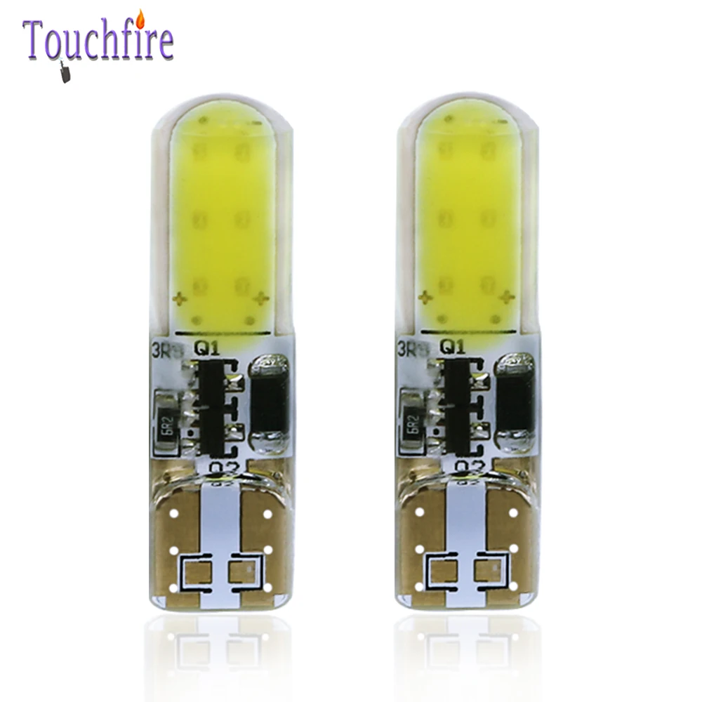 100 шт. T10 194 W5W Строб автомобилей лампы COB светодиодный 12Smd парковка купол боковой интерьерная лампа багажника белого и синего цвета желтый светильник 12В оптом