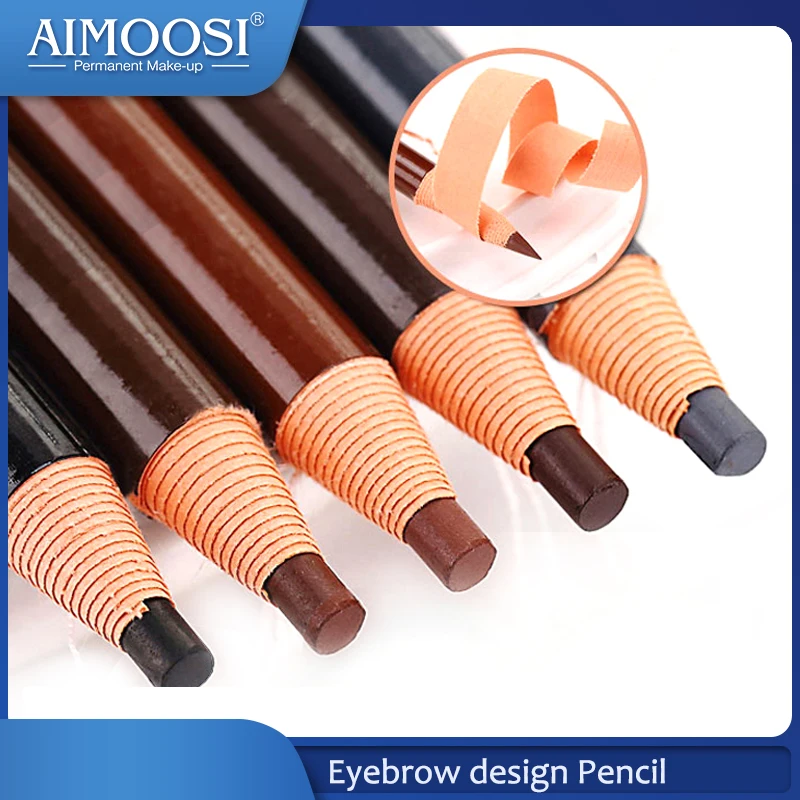 5 шт. профессиональная Перманентная тату ручка микроблейдинг карандаш для бровей