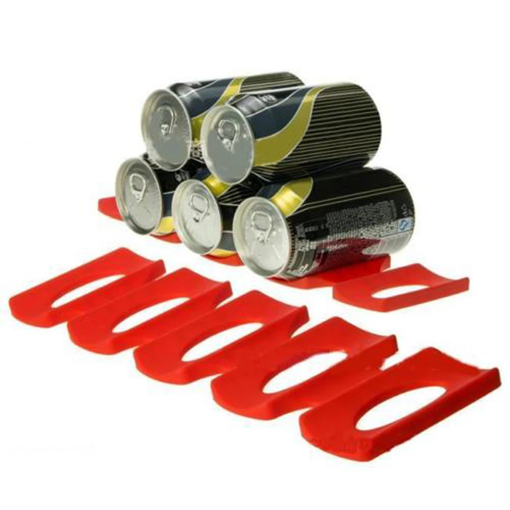 Kitchen Storage Tool Fridge Can Beer Wine Bottle Rack Organizer Holder Mat