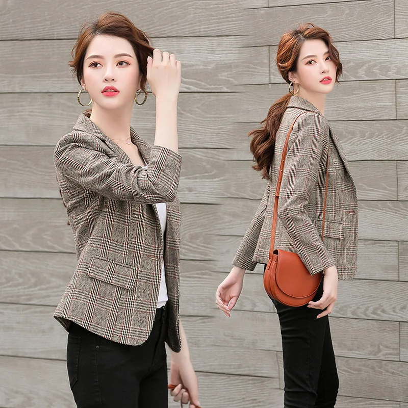 

2019 Autumn New Style Way903 Korean-style Women's Fashion Western Style Suit Jacket Entity