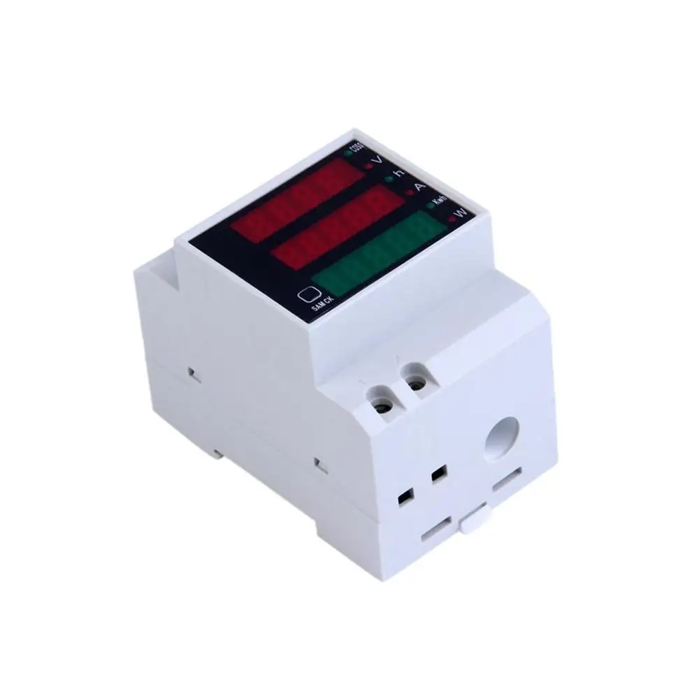 

Qz0024 Multi-Functional Led Digital Rail Current Power Factor Ammeter Voltmeter Led Digital Voltage Ammeter
