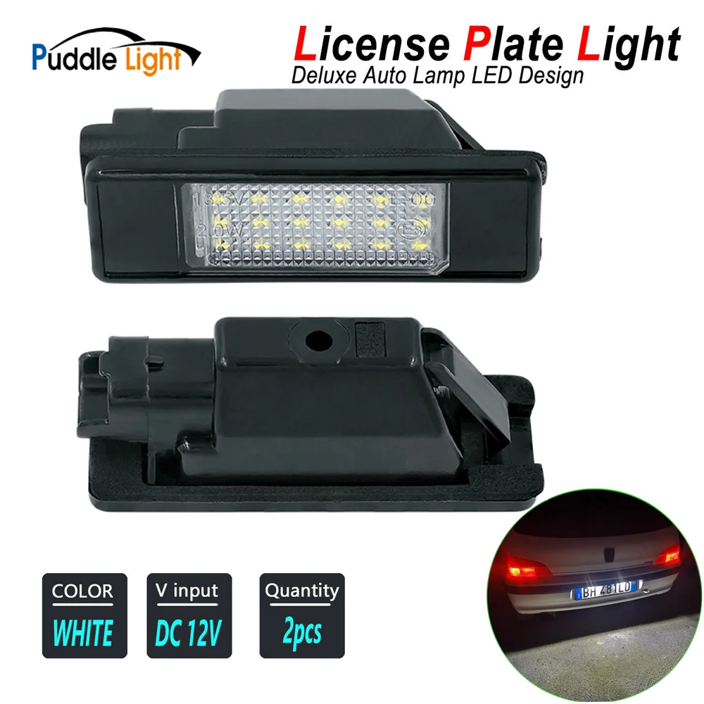 

Canbus Error Free White 18SMD LED Number License Plate Lights For Mercedes-Benz Sprinter Lancia Phedra Fiat Ulysse Scudo 270/272