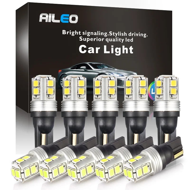 10 светодиодный т. W5W T10 LED Canbus 168 194 Габаритные парковочные огни лампа для VW Passat b5 b6 CC