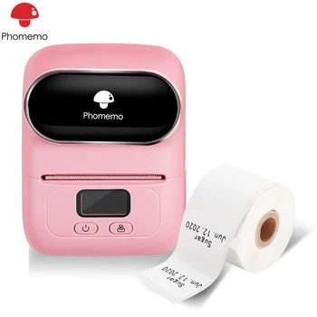 

Phomemo M110 Thermal Bluetooth Label Printer Mini Wireless Label Printer for Labeling Shipping Office Cable Mobile Label Maker