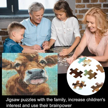 

Piece Puzzle Set 1000PC Adult And Child Space Puzzle Fun Fact 75X50CM jigsaw picture puzzles Funny for adults children games