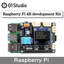 01 estúdio raspberry pi 4 4b desenvolvimento placa de programação kit python linux inteligência artificial ram 2g 4g 8g