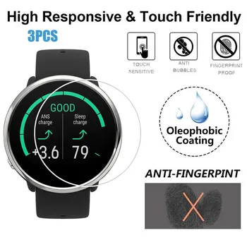 

3PCS For Polar IGNITE Smart Watch Clear Film Tempered Glass Screen Protector High Quality Smart Watch Accessories #H10
