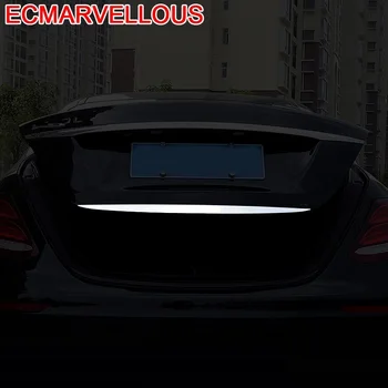 

Auto Trunk Rear Panels Foot Pedal Grille Automobile Chromium Modified Car Styling Modification 18 19 FOR Mercedes Benz E Class