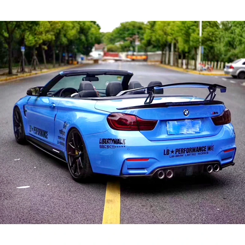 Задний спойлер из углеродного волокна задний Багажник крыло для губ V стиль