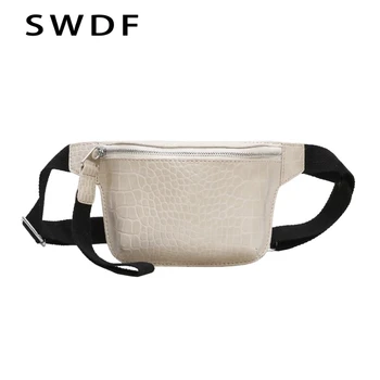

SWDF New Waist Bags Women Designer Fanny Pack Fashion Belt Snake Skin Waist Belts High quality Female Purse Chest Phone Pouch