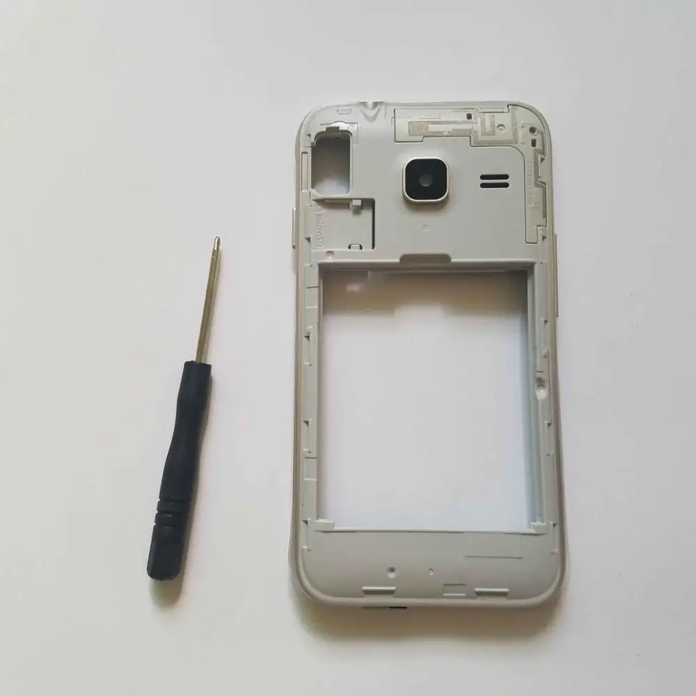 Для Samsung Galaxy J1 Mini SM-J105F J105F J105H J105 мобильный телефон шасси промежуточный корпус крышка - Цвет: Розовый