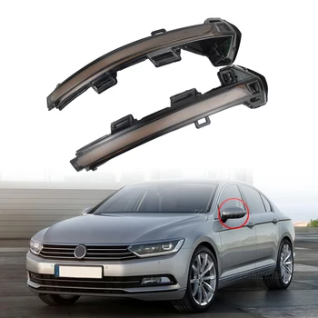 

2 pieces For Volkswagen VW Passat B8 Variant Arteon Dynamic LED Turn Signal Light Sequential Side Mirror Indicator Blinker