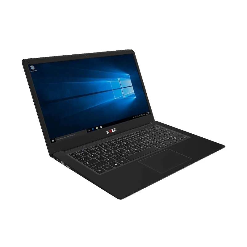 Ноутбук KREZ N1403S 14.1" FHD/ Celeron N3350/ 4GB/ 32GB/ noODD/ Extra Bay for HDD SSD/ WiFi/ BT/ RJ45/Win10 64 Bit/ Black