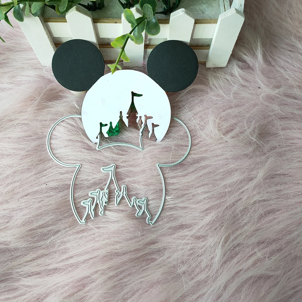 

New Rat's head castle metal cutting die mould scrapbook decoration embossed photo album decoration card making DIY handicrafts