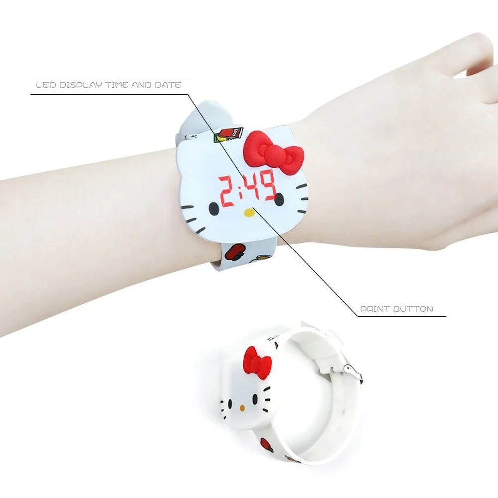 Детские часы подарок силиконовые светодиодные светящиеся детские для детей