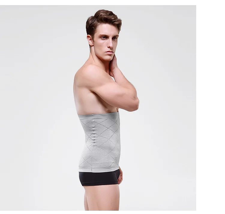 NY014 живот Холдинг луч Bellyband дышащий фитнес Нижнее белье пластиковый пояс Пояс тонкий мужской корсет Bellyband