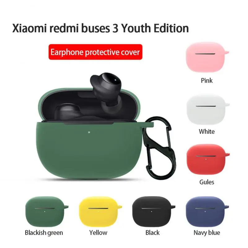 Silicone Protective Case for Redmi Buds 3 Youth description image