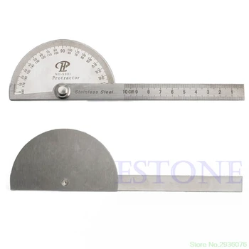 

2020 New New Stainless Steel 180 degree Protractor Angle Finder Arm Rotary Measuring Ruler Drop Ship 11