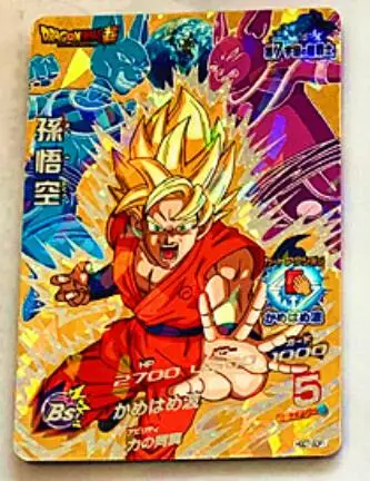 Япония Dragon Ball Hero Card HGD7 SCP игрушки Goku Хобби Коллекционные игры Коллекция аниме-открытки - Цвет: 1