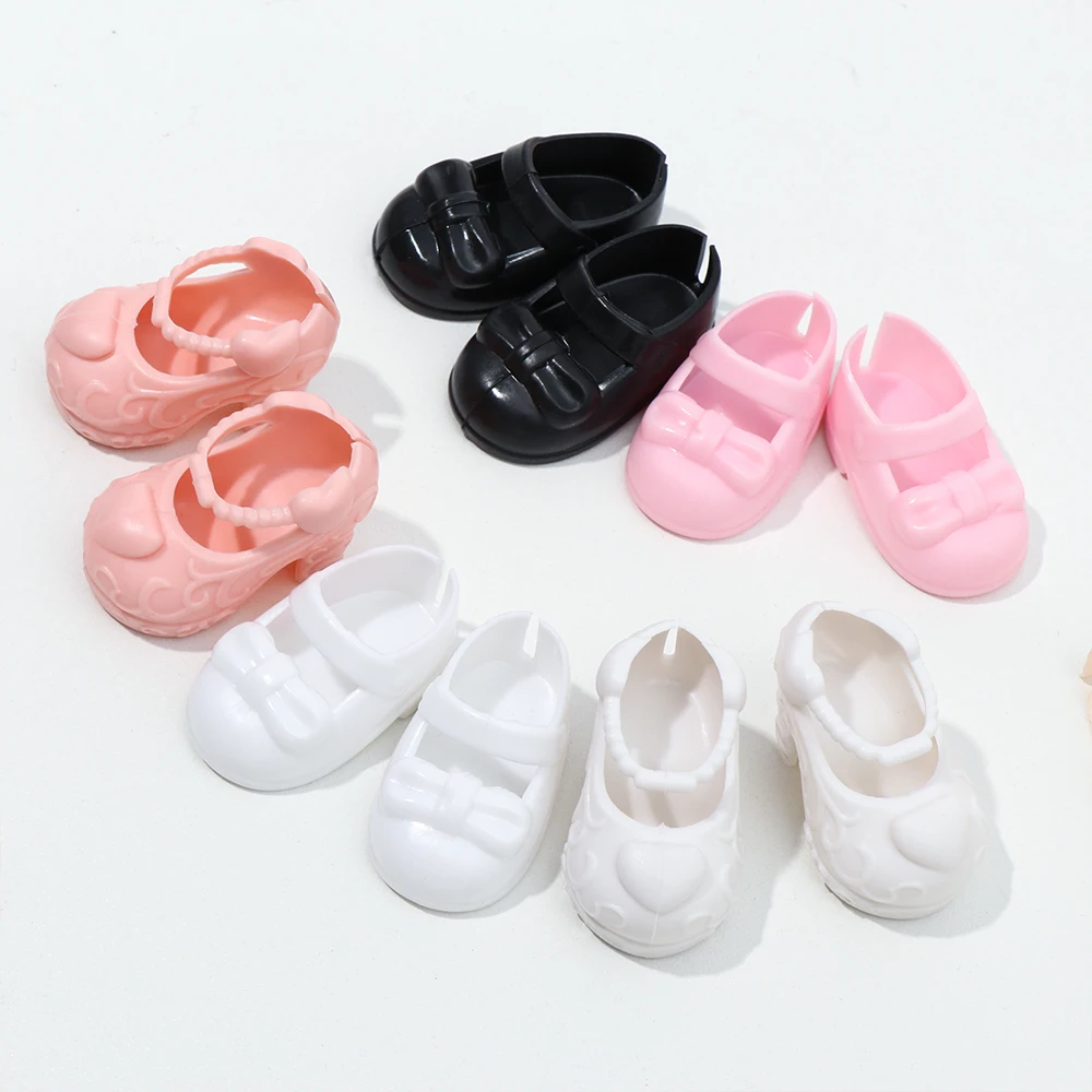 3.8*2.3cm Doll Shoes For 1/6 Blyth Doll Fat Doll Cute Dress Up Toys Sandals Colorful Princess Doll Shoes DIY Doll Accessories