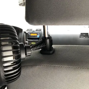 

5 inch Car Back Seat Headrest Three Speed 5V USB Fan With Switch Fan for Home Travel Car Truck Headrest Desktop Office