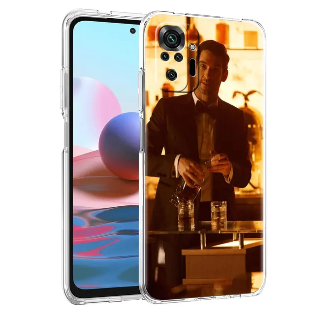Silicone Cover For Xiaomi Redmi Note 10 9 Pro 9S 8 9C 7 8T 10S 9A 7A 8A K40 K20 Shockproof Soft Phone Case Lucifer TV Funda Capa PTTM-CLS10