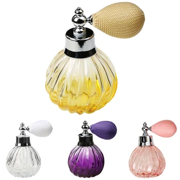 

Crystal Glass Elegant Perfume Atomiser Refillable Bottle Home Art Decor Pump Spray Atomizer Lady Travel Gift