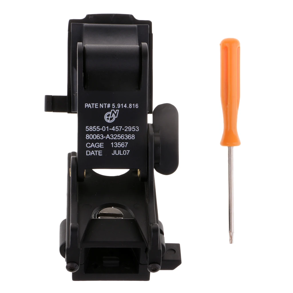

NVG Helmet Mount Adapter Bracket Base Holder Hunting Tools for Night Vision Goggle Edge GS1x20