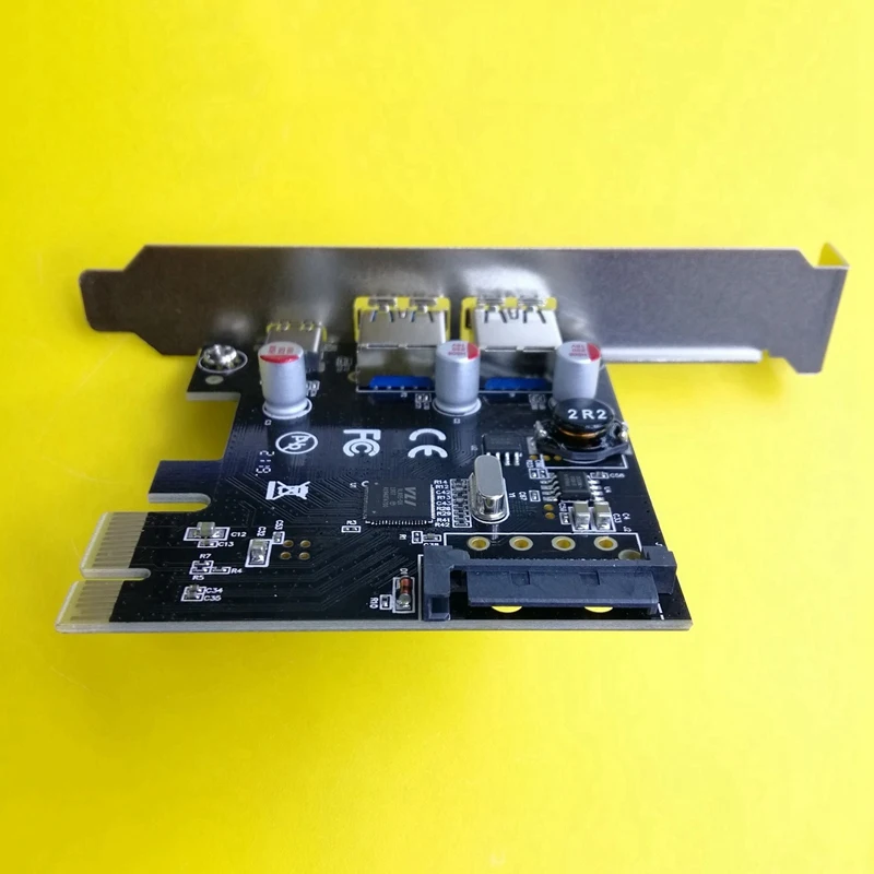 Usb 3 1 Type C Pcie Expansion Card Pci E To 1 Type C And 2 5
