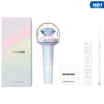 

KPOP SEVENTEEN CARAT BONG VER.2 Bluetooth Light Stick Album Concerts Lamp Lightstick Fluorescent Stick Card