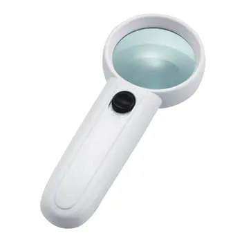 

Lens with LED Lights Handheld Lights Reading And Identification Jewelry High Magnification Magnifier 6B-3