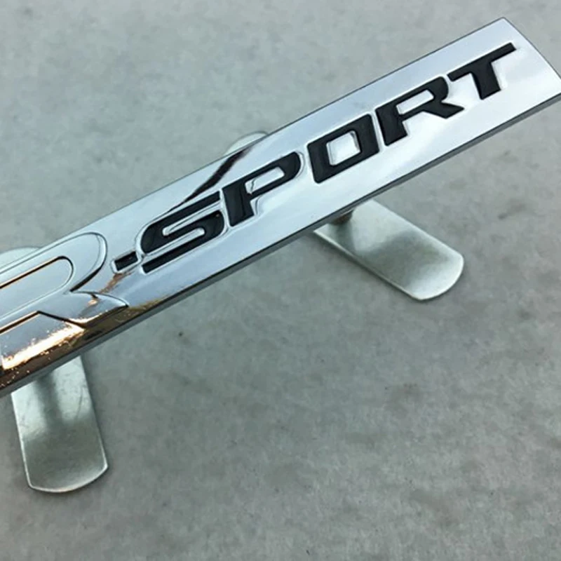 

Zinc Alloy Electroplating Car Front Grille R-SPORT Exterior Decoration Sticker Is Suitable for Jaguar XE XF XFL XJ F-PACE
