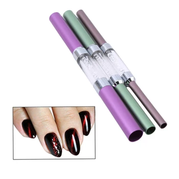 

3Pcs/Set Artificial Form Builder Tips C Curve Shaping Curving Sticks Tube Rod Nail Art Tips Gel Manicure Tools