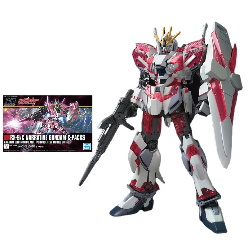 Bandai Cartoon Character Set Gundam Model Hg 1 144 Rx 9 C Authentic Action Character Toys Children Action Figures Aliexpress
