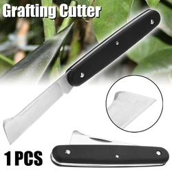 Couteau de greffage en acier inoxydable, outil de taille de plantes multifonctionnel, accessoires d'outils à main de bricolage de jardin 1 pièce 