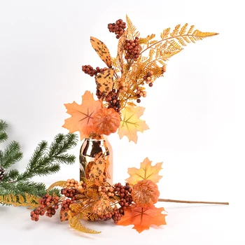 

Holiday Decorations Golden Autumn Sunflower Fruit Cutting Home Desktop Cutting Decoration Shopping Mall Christmas Tree Cutting