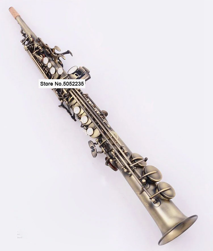 

high quality French Selme SAS-R54 soprano saxophone antique copper simulation R54 soprano sax professional Musical instrument