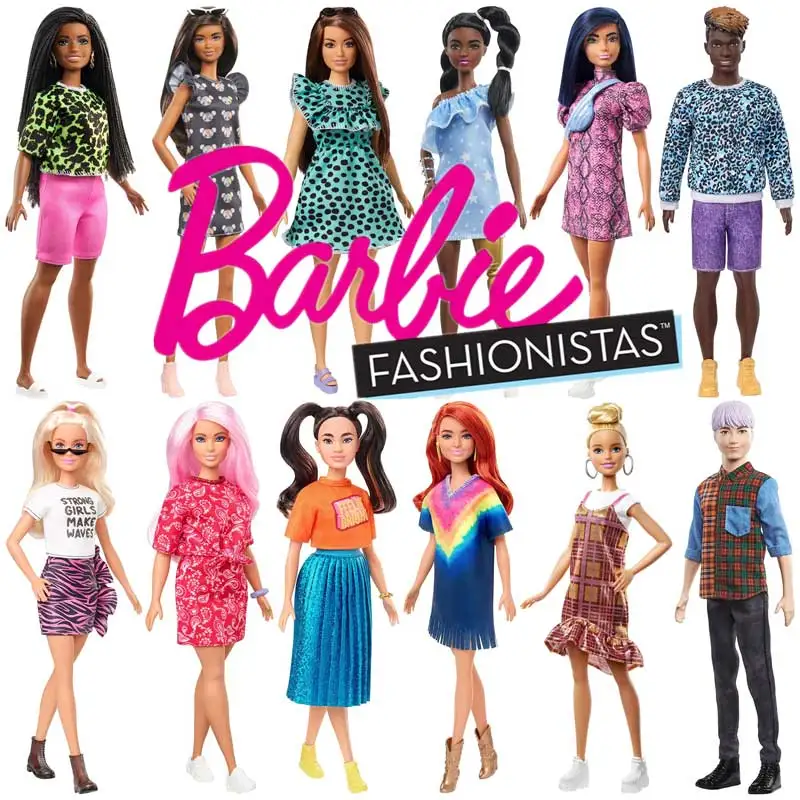 Boneca básica barbie jogo com moda 1 grb32, mattel boneca original, bonecas  para meninas crianças bebê